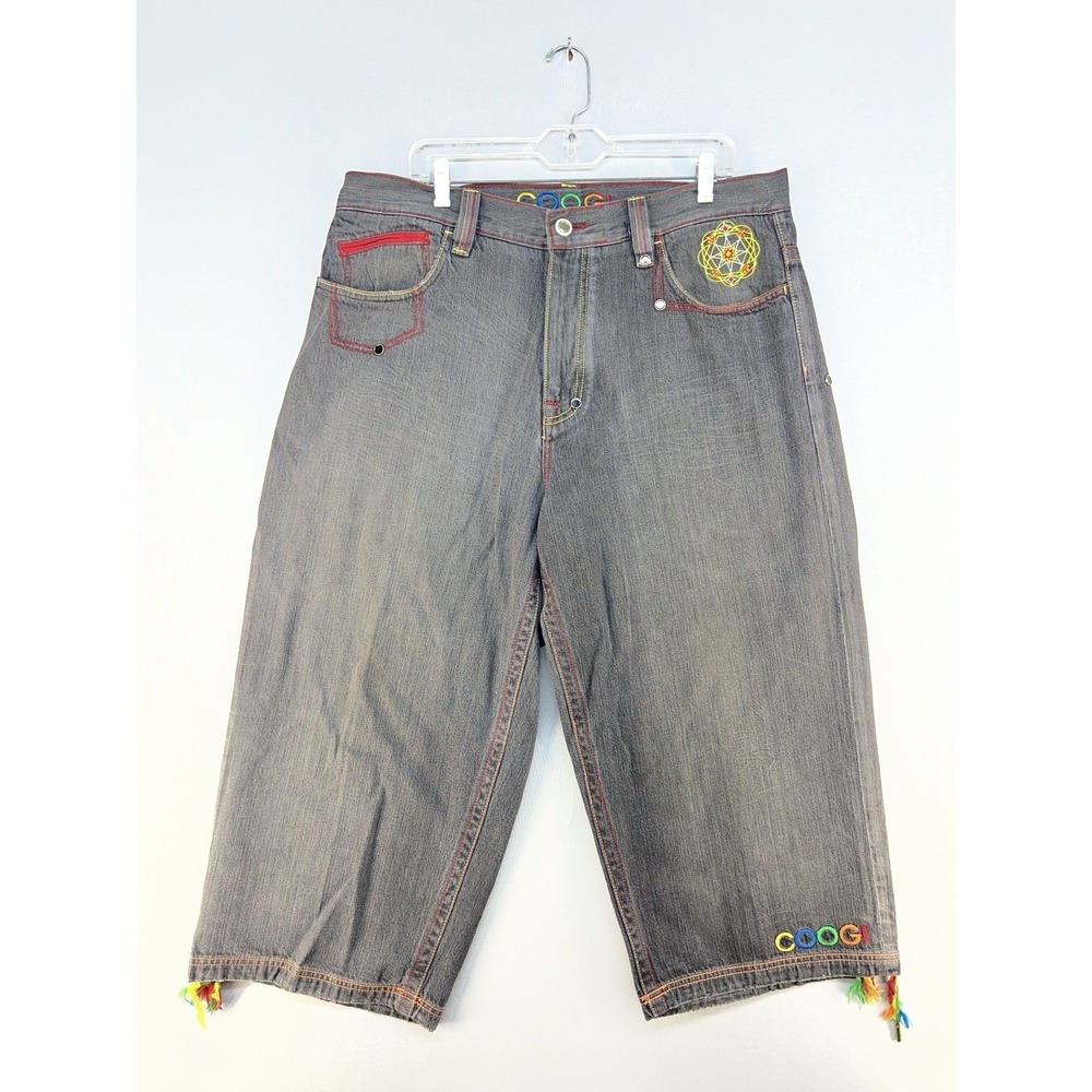 Coogi Shorts Jorts Y2K Jean Shorts Size 38 Urban